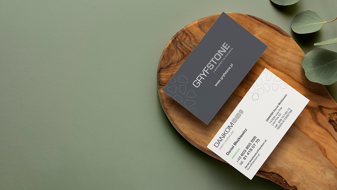 Gryfstone - Dankom business cards